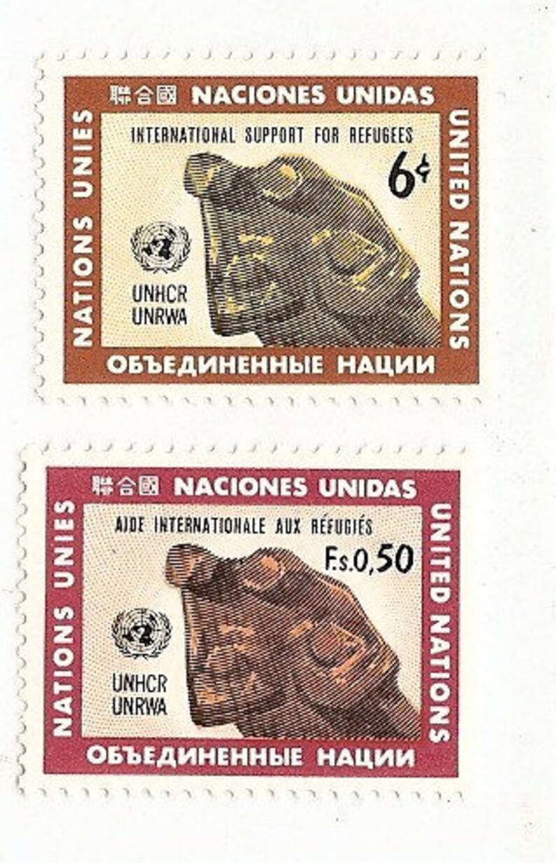 95 Vintage Unused UNITED NATIONS STAMPS image 8