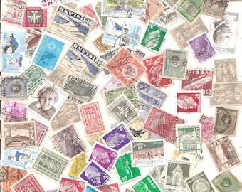 244 Old Vintage Stamps