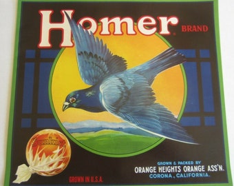 20 Old Vintage ORANGES Crate Labels