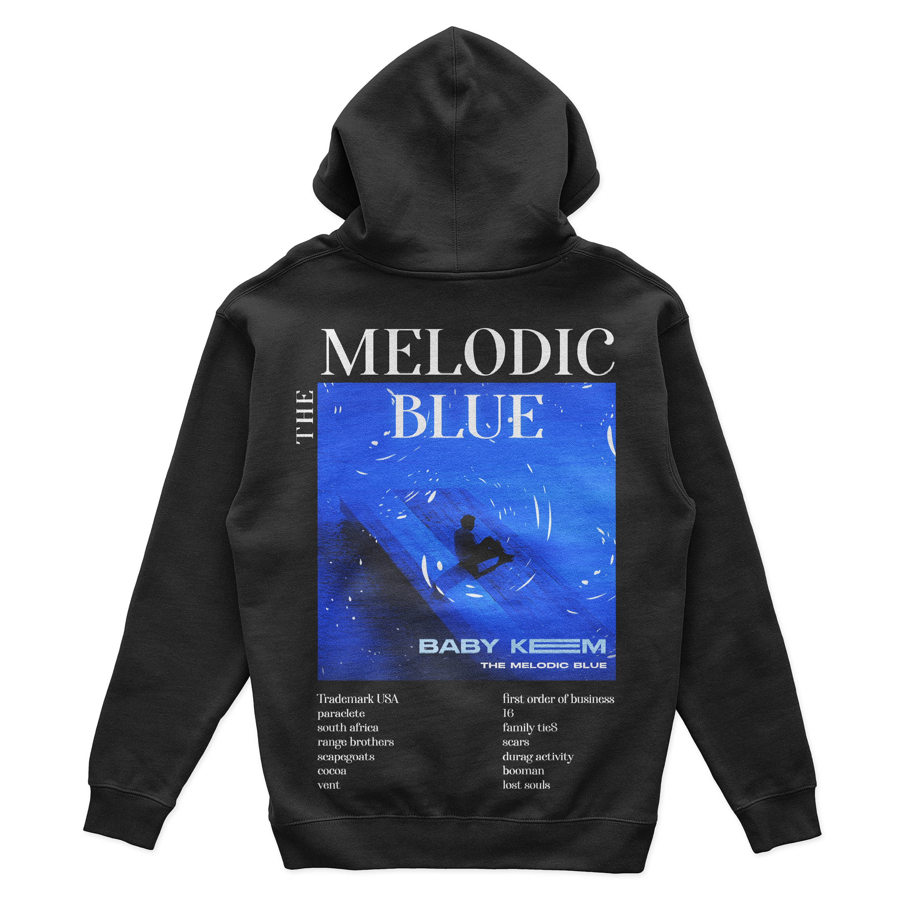 Baby Keem melodic Blues Hoodie Exclusive Album Merch Etsy