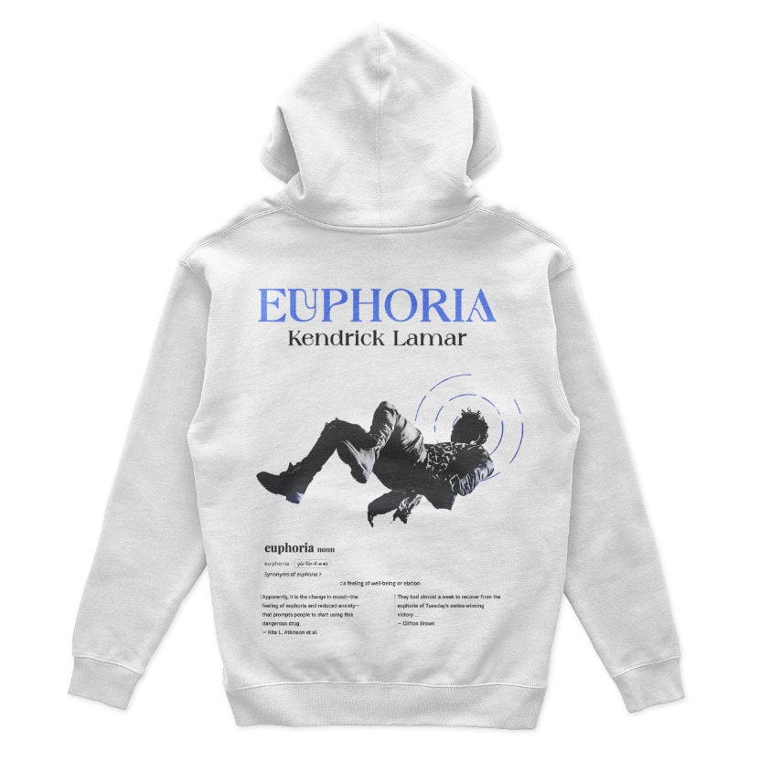 Limited Edition Kendrick Lamar Hoodie Euphoria Album Inspired Design Etsy