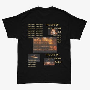 Limited Edition Kanye West &quot;The Life of Pablo&quot; T-Shirt – Iconic Album Tribute