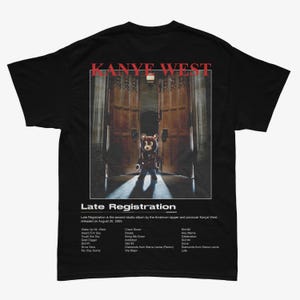 Limited Edition Kanye West &quot;Late Registration&quot; T-Shirt – Classic Hip-Hop Tribute