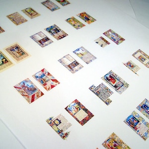 Miniature Open Book Pages Set of 15 1:12 Scale Downloadable Printable Pages Make Your on Beautiful Miniature Open Books DIY