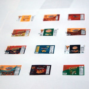 Set of 12 Printable Miniature Potato Chip Bags 1:12 Scale Downloadable ...