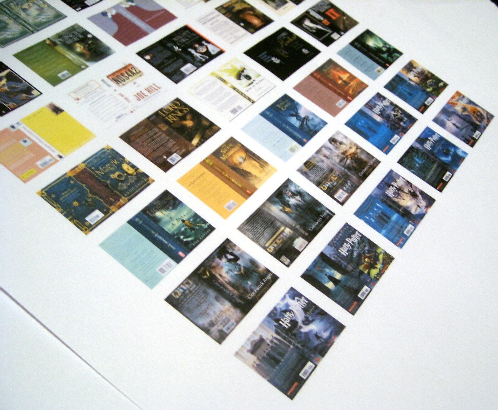 MEGA Set of 225 Miniature Book Covers 1:12 Scale Downloadable Printable ...