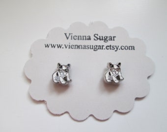 Dog Clip On Earrings Etsy