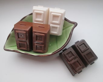 Chocolate Bar Scented Eraser in Plastic Pencil Sharpener Case