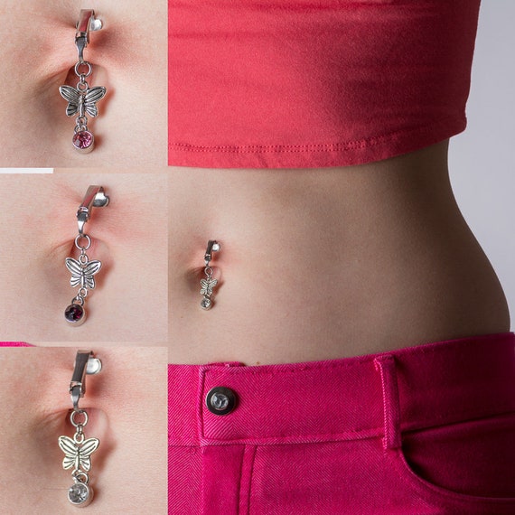 Geometric Navel Ring Belly Button Ring Belly Piercing Fake Belly Piercing |  eBay