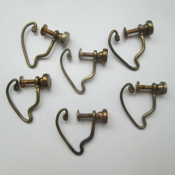 Screw Back Clip On Earring Findings Converters 2, 3 or 5 pairs