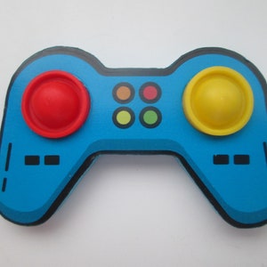 Video Game Controller Pencil Eraser with Pop Bubble Fidget Stim Toy Buttons