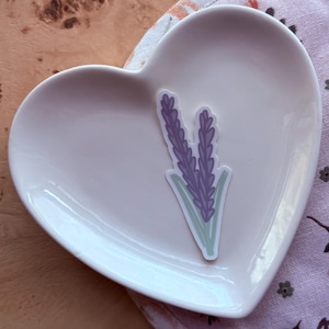 Lavender flower, waterproof vinyl sticker