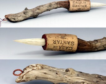 artists brush, handmade goat hair B249
