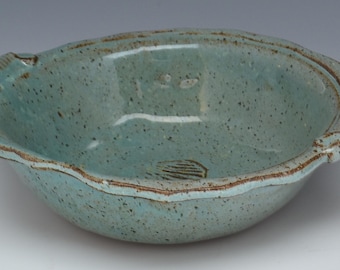 Stoneware hand built serving bowl GP36a