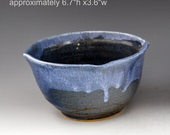 Bowl, stoneware wheel thrown and glazed one of a kind. BB 25