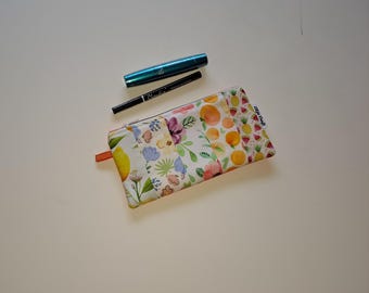 Zipper Pouch Cotton Makeup Bag Small Cosmetic Bag