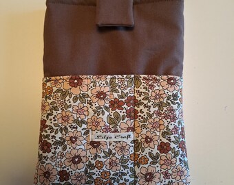 Floral Book Sleeve with Pocket