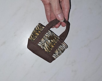 Mini Earbud Bag, Padded Cotton