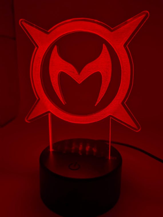 Custom Marvel Rivals Scarlet Witch Acrylic Lamp acrylic light diffuser acrylic table lamp