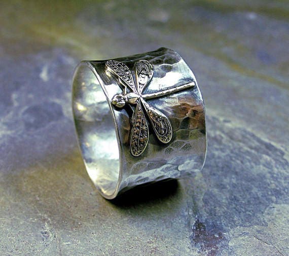 Sterling Silver Dragonfly Ring Sterling Silver Dragonfly Ring