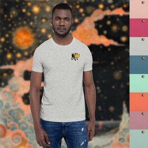 Maglietta unisex con cane in scatola – Maglietta grafica con cucciolo carino in scatola, regalo divertente per gli amanti dei cani, maglietta unisex a tema animale domestico