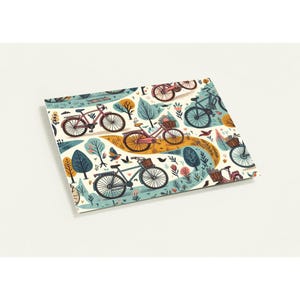 Tarjetas de felicitación con temática de bicicletas (paquete de 10 con sobres)