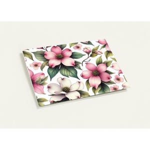 Cartões de felicitações Dogwood (pacote com 10 com envelopes)
