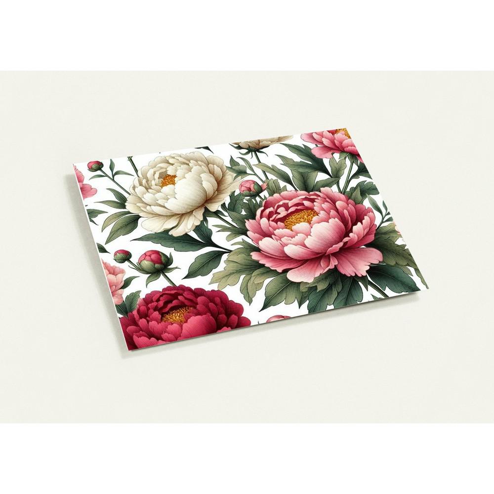 Peony Greeting Cards (pack of 10 With Envelopes) - Etsy
