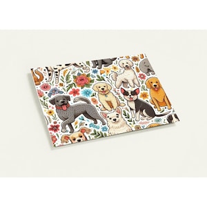 Tarjetas de felicitación para perros (paquete de 10 con sobres)