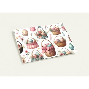 Osterkorb Grußkarten (10er Pack mit Umschlägen)