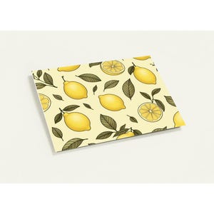 Tarjetas de felicitación con forma de limón (paquete de 10 con sobres)