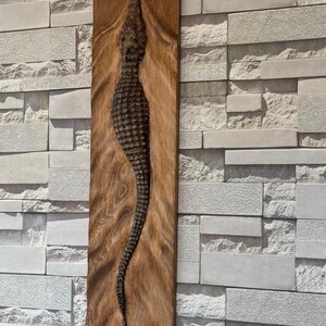 Wooden Carved Crocodile Sculpture, Unique Natural Wood Home Decor, Perfect for Living Room or Office
Large Size Crocodile Wood Sculpture, Wall Hanging Wooden Wall Art, Rustic Modern Home Decoration, Set of 3 Crocodile Wood Sculpture,3D Wall Decor