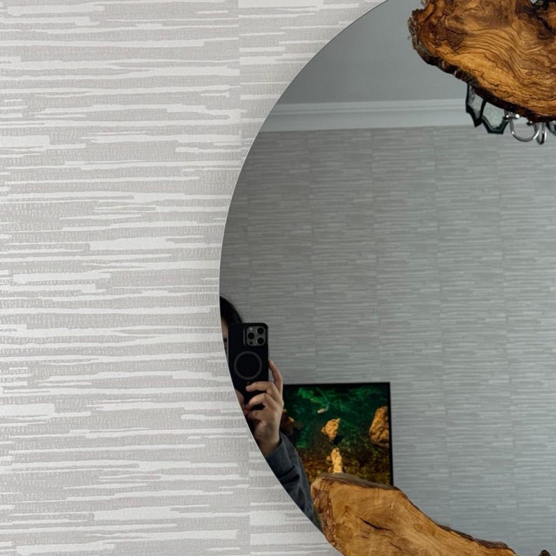 small wall mirror, wood framed round mirror, vintage wall decor, aesthetic room decor, live edge wall art, bathroom mirror, wooden mirror, mirror, burl wood wall mirror, wall mirror wood, round wall mirror wood, wall mirror, , wood framed mirror