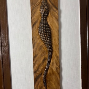 Wooden Carved Crocodile Sculpture, Unique Natural Wood Home Decor, Perfect for Living Room or Office
Large Size Crocodile Wood Sculpture, Wall Hanging Wooden Wall Art, Rustic Modern Home Decoration, Set of 3 Crocodile Wood Sculpture,3D Wall Decor