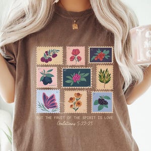 Fruit Of The Spirit Shirt Comfort Colors Faith Shirt For Christian Tee Bible Verse T Shirt For Church Religious Gift For Her Christian Gift
