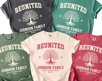 Custom Family Reunion Shirt, Matching Shirts For Family Reunion, Personalized Family Name Tees