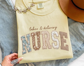 Labor And Delivery Nurse Shirt Comfort Colors L and D Nurse Tee, L&D Nurse T-shirt