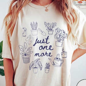 Gardening Shirt Comfort Colors Plants Lover Shirt For Gardener Gift Farmers Market Tee Cottage Core Clothes Shirts For Gardening Moms