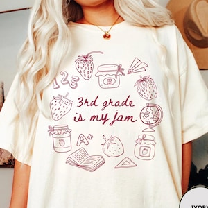 Third Grade Teacher Shirt Comfort Colors 3rd Grade Teacher T Shirt Back to School Teacher T-shirt For Teacher Appreciation Gift