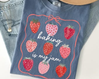 Camiseta de repostería con colores cómodos, camiseta de panadero para cocinar, camisetas para madres reposteras, regalo para panaderas, camiseta para mamás galleteras, regalo divertido para repostería casera.