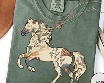 Horse Shirt Comfort Colors Horse Trainer Shirt Gift For Horse Lover Shirt Equestrian Shirt