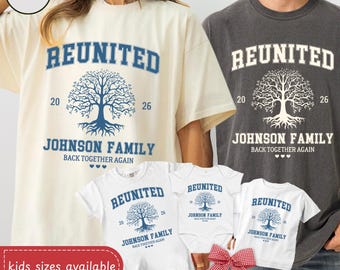 Custom Family Reunion Shirt, Matching Shirts For Family Reunion, Personalized Family Name Tees