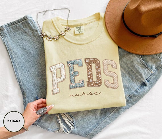 Peds Nurse Shirt Comfort Colors Pediatric Nurse Tee, PICU Nurse Shirt