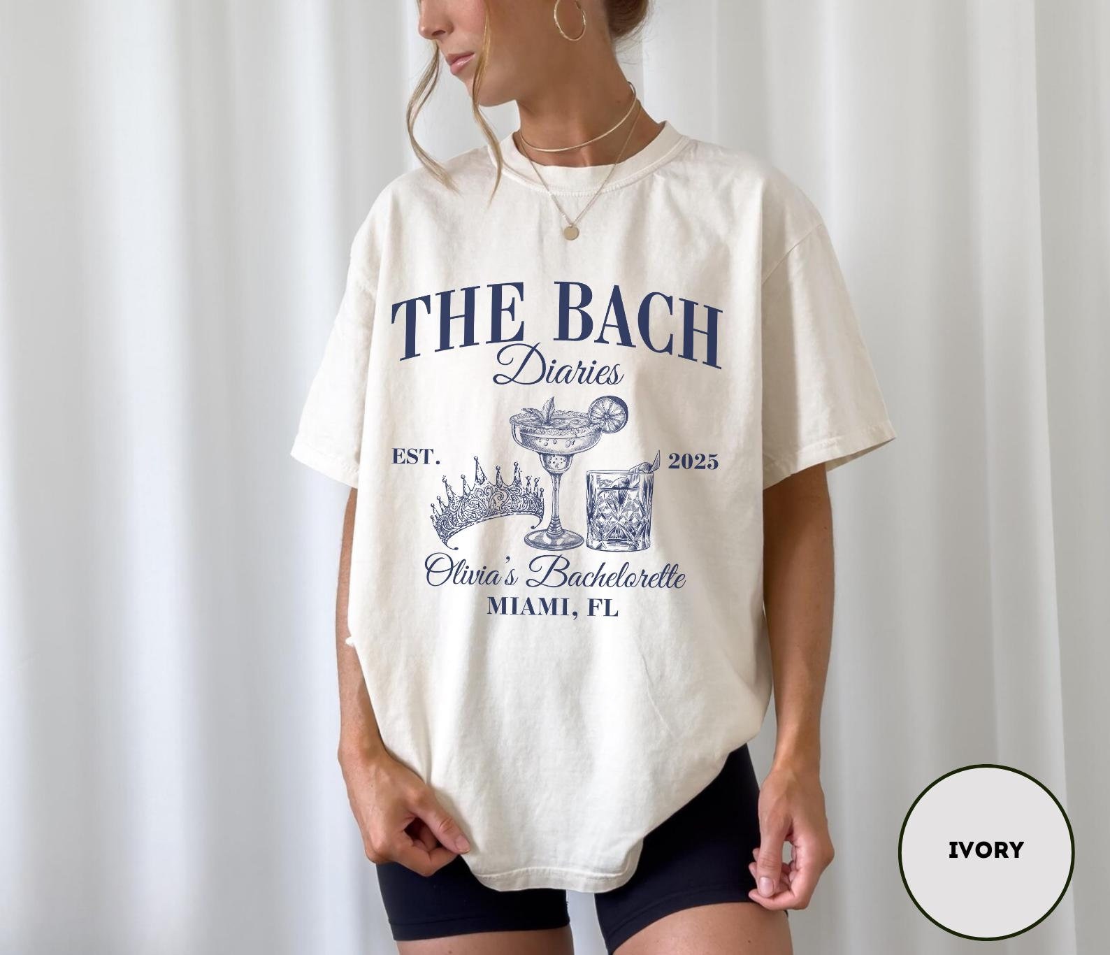 Princess Bachelorette Shirt Comfort Colors Bachelorette Diaries Shirt Classy Bachelorette Matching Shirts Luxury Bach Diaries Shirts