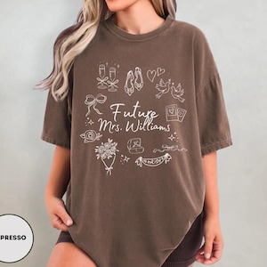 Future Mrs Shirt Custom Engagement Shirt Personalized Bride Shirt Engagement Gift For Anniversary Wifey Shirt Newly Engaged Gift image 6