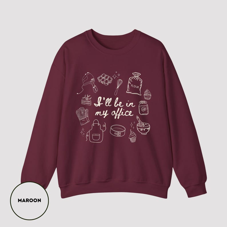 Baking Sweatshirt Baker Sweatshirt For Cooking Crewneck For Baking Moms Gift For Bakers Cookie Mom Shirt Funny Baking Gift for Home Baker image 12