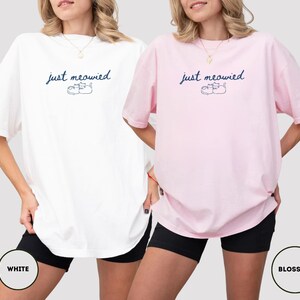 Just Married Shirt Comfort Colors Newlyweds Shirts Honeymoon Matching Shirts Mr and Mrs Shirts Funny Honeymoon Shirts Funny Husband and Wife image 8