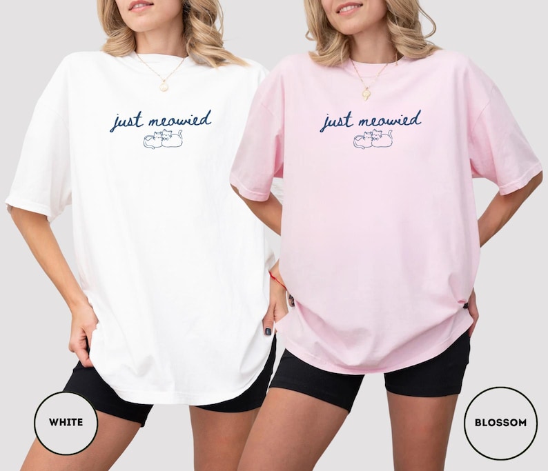 Just Married Shirt Comfort Colors Newlyweds Shirts Honeymoon Matching Shirts Mr and Mrs Shirts Funny Honeymoon Shirts Funny Husband and Wife image 8