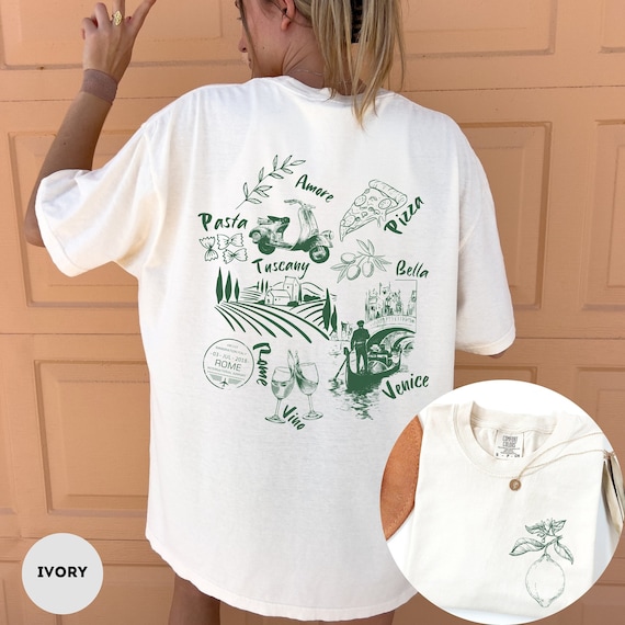 La Dolce Vita Italy Shirt Comfort Colors® Tomato Girl Shirt Old Money Aesthetic Shirt For Italy Trip Soft Girl Style Shirt Vintage Italy Tee
