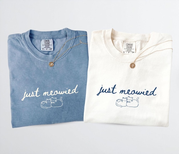 Just Married Shirt Comfort Colors Newlyweds Shirts Honeymoon Matching Shirts Mr and Mrs Shirts Funny Honeymoon Shirts Funny Husband and Wife